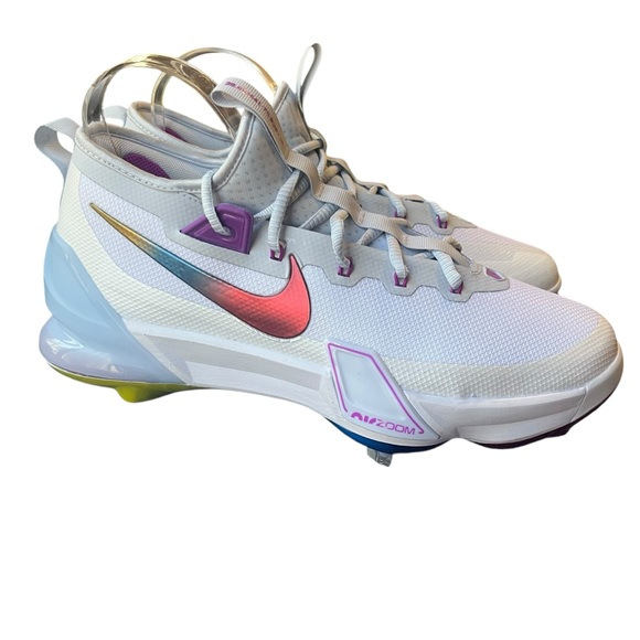 Nike Other - New! Nike Force Zoom 9 Mike Trout Pro Low Metal Baseball Cleats sz 10 rainbow